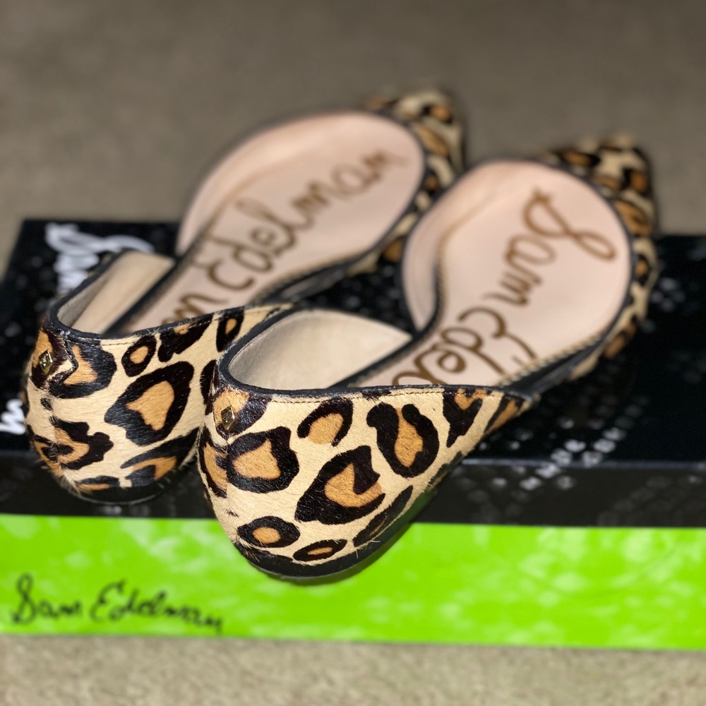 COPY - Sam Edelman leopard print flats